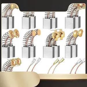 Ageryu 24 Pcs Electric Motor Brushes Carbon Brushes Power Replacement Spare Parts Accessories For Repair Power Tool 12 Different Sizes-