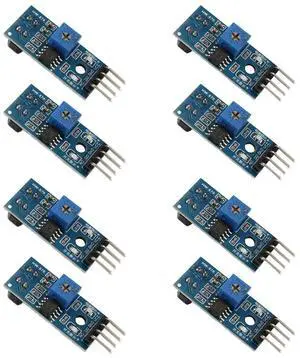 Ageryu 8Pcs TCRT5000 Infrared Reflective Sensor IR Photoelectric Switch Barrier Line Track Module For Smart Car Robot