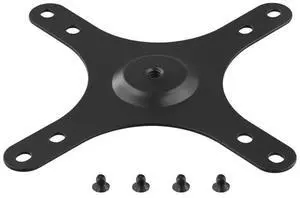 Ageryu Portable Monitor Mounting Bracket Plate VESA 1/4 Inch Screw Hole to 100x100mm 75x75mm, M4 Screw Set Wall Mount Holder