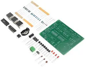 Ageryu AT89C2051 6 Digital LED Display Electronic Clock DIY Kit Receiver For Flux