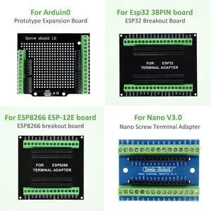 Ageryu ESP32 Breakout Board GPIO 1 Into 2 Compatible With Nodemcu-32S Lua 38Pin GPIO Expansion Board