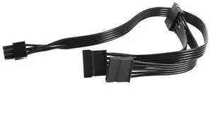 Ageryu 6 PIN To 3X Sata Power Cable 6Pin To 3 SATA Cable Hard Drive Power Adapter Cable For Seasonic Modular Power Supply