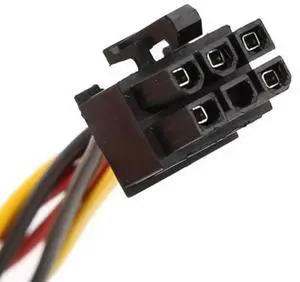 Ageryu 10PCS Molex 4 Pin To PCI-E PCI Express 6 Pin Power Converter Adapter Cable Connector Power Supply Cable