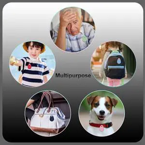 Ageryu Kids Silicone Waterproof Holder For Airtag GPS Tracker Case With Safety Pin-N33R