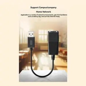 Ageryu 100Mbps USB Wired USB To Rj45 Lan Ethernet Adapter Network Card USB Internet Cable For PC Laptop