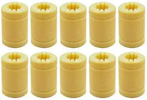 Ageryu 10 LM8UU 3D Printer Solid Polymer Bearing 8 Mm Shafts For Mendel 3D Printer Parts
