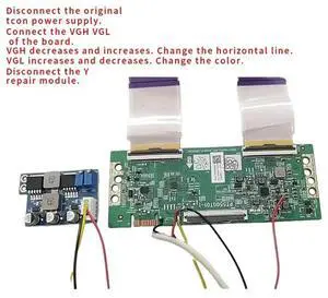 Ageryu VGH VGL DC Module With Cable Repair LCD Panel Broken Y Color Abnormal Horizontal Line Replacement Parts