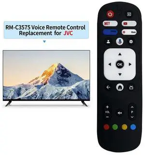 Ageryu RM-C3291 RM-C3575 Remote Control Replacement For JVC TV ,Without Voice-N33R