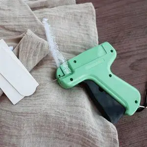 Ageryu Workmanshipp-Garment Taggun, Price Taggun With 5 Pins And 1000 Barb Fasteners, Clothing Taggun (Light Green)