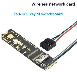Ageryu Adapter Card M-Key Wireless Card Desktop Drive-Free BCM943602CS To Pcie M.2 Ngff For Bluetooth Module