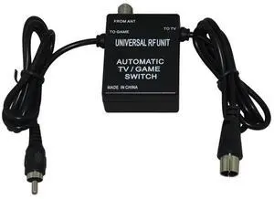 Ageryu 3 In 1 Universal RF Unit Adapter Cable Automatic TV Game Switch For NES For SNES For SEGA GenesisAA56