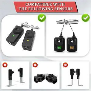 Ageryu 2 Pack Garage Door Sensor Sun Shade Protector Garage Door Sensor Sunlight Cover For Chamberlain 41A5043, 820CB-N33R