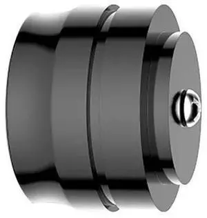 Ageryu Diameter 33Mm Height 22Mm Aluminium Shock-Absorber Foot Shock-Absorbing Feet A-N33R