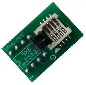 Ageryu IC Chips Socket Chips Socket QFN8/WSON8/MLF8/MLP8/DFN8 To DIP8 For CH341A Tl866ii Plus RT809H/F T48 T56 EZP2023 Programmer 6X5mm
