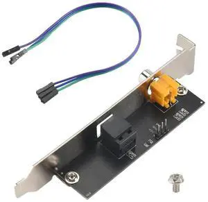 Ageryu 24Bit 192Khz Daughter Card SPDIF Optical and RCA Out Plate Cable Bracket Digital Audio Output for AA56