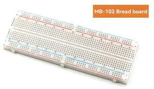MB102 Breadboard Power Module Kit With 830 Point Solderless Breadboard & 65 Flexible Jumper Wires For Prototyping