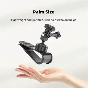 Ageryu 1 Piece Action Camera Car Sun Visor Mount Action Camera Accessories Plastic For ACTION 4 X3 With 1/4 Inch Adapter-N33R
