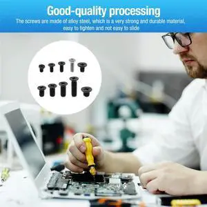 Ageryu 500Pcs Laptop Universal Screw Replacement Kit M2, M2.5, M3 For Gateway -N33R