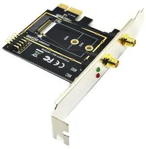M.2 Wifi Adapter M2 Ngff Key A-E to Mini Pci Express Wifi Raiser PCI-E 1X NGFF Wireless Support Mini Pcie Network Card AAA56 M.2 Wifi Adapter M2 Ngff Key A-E to Mini Pci Express Wifi Raiser PCI-E 1X NGFF Wireless Support Mini Pcie Network Card AAA56