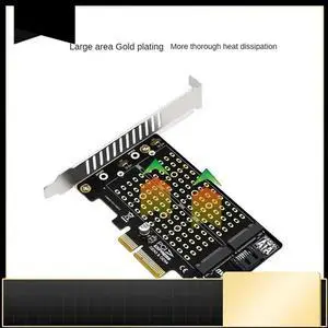 Ageryu M.2 Nvme NGFF SSD To PCIE SATA Adapter PCIE To M2/M.2 Adapter M Key B Key B+M Key-N33R