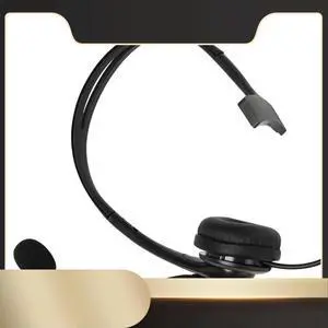 Ageryu USB Call Center Headset With Noise Cancelling Mic Monaural Headphone For PC Home Office Phone Service Plug And Play-N33R