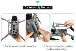 Ageryu STARTRC For Air3 Elevated Landing Gear Protection Anti Drop Cushioning Training Legs Drone Accessories-N33R