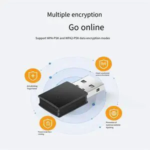 2 In 1 USB Wifi Bluetooth Adapter 600Mbps Dual Band 2.4G/5Ghz Wi-Fi 5 Dongle High-Speed Wireless Network Card For Lapt