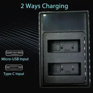 Ageryu BLS-1 BLS-5 USB Dual Charger For Camera PS-BLS1 BLS-50 PS-BLS5 OM-D E-M10 Pen E-PL2 E-PL5 E-PL6 E-PL7-N33R