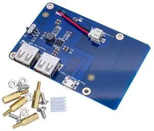 Lithium Expansion Board Dual USB Power Supply Expansion Board With Switch For Pi 3