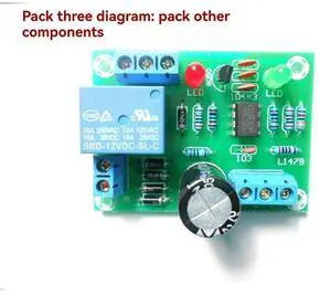 Ageryu 2Pcs Water Level Switch Sensor Controller For Automatic Water Tank Pumping DIY Kit-N33R
