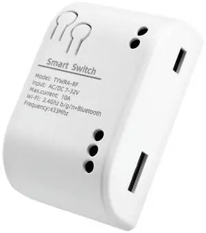 Ageryu 1CH RF Smart Switch 7-32V AC DC WIFI Tuya Remote Control 433 Light Switch 10A Rele Relay Self-Locking Interlock Inching-N33R