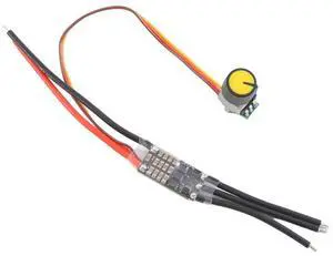 Ageryu DC 7-26V Three-Phase Brushless Motor Driver DC Motor Drive Board Speed Controller Regulator With Potentiometer Easy To Use (30A)