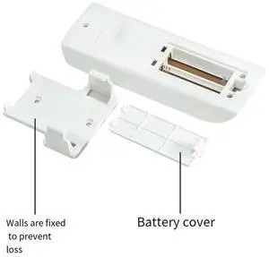 Ceiling Fan Lamp Remote Control Kit Adjusted Wind Speed Transmitter Receiver Timing Control Switch 220V White&Black 1Set-N33R