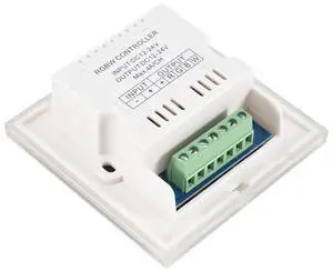 DC12V-24V RGB / RGBW Wall Mounted Touch Panel Controller Glass Panel Dimmer Switch Controller For LED Strips Lamp-N33R