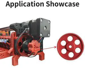 2Pcs 80Teeth 2GT C Kit 2GT Timing Pulley Bore 5Mm 2MGT Synchronous Belt Width 9/10Mm 80T For Voron 2.4