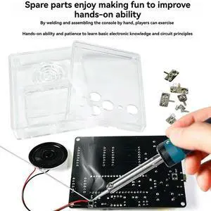 Mini Pixel Game Console Pixel Game Console Production Electronic Soldering Production Kit Purpler Shell-N33R