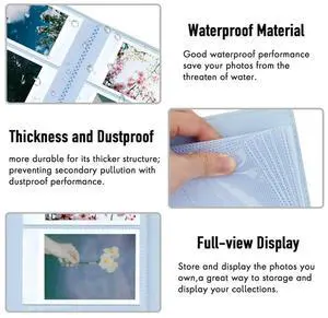 Camera Bag For Instax Mini 12 11 For Fujifilm Film Camera Case 108 Pockets 3 Inch Mini Film Photo Album Book-N33R