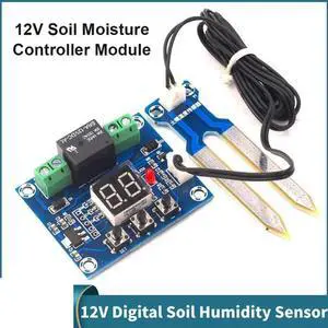 5Pcs 12V Digital Auto Watering Module Soil Humidity Sensor Controller Soil Moisture Test Irrigation System Detector-N33R
