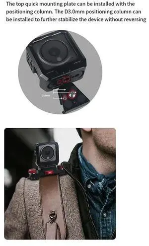 Camera Waist Belt Clip Quick Release V Plate Mount Anti-Shake Fast Switch Tool For SLR Gimbal Shoulder Strap Clamp-N33R