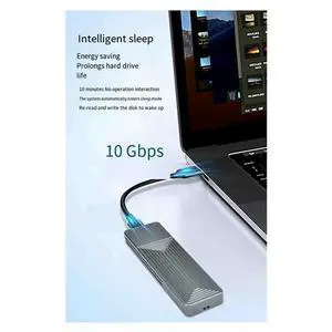 Aluminum Alloy M.2 Solid State SSD Type-C USB 3.2 Interface 10Gbps Nvme JMS583 Single Agreement With Dual Wires Computer Parts-N Aluminum Alloy M.2 Solid State SSD Type-C USB 3.2 Interface 10Gbps Nvme JMS583 Single Agreement With Dual Wires Computer Parts-N