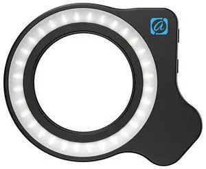 Ageryu Macro Lens Fill Light Ring Light 3 Colors 5 Levels 2700K-6500K 32LED Lamp Beads 45 Lighting Effect For 37Mm/52Mm Filter-N33R