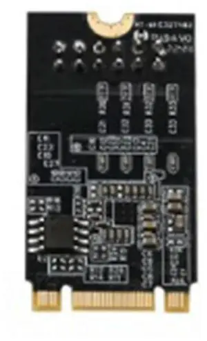 1 PCS M. 2 2.5G Gigabit Network Card 2500M Industrial Esports Network Adapter M2 (B+M Key) I226 Chip Black-N33R