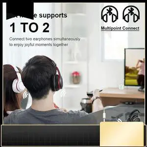 2 In 1 Bluetooth 5.3 Audio Receiver Transmitter Wireless Adapter With Mic 3.5MM AUX Stereo Music For Car Airplane TV-N33R 2 In 1 Bluetooth 5.3 Audio Receiver Transmitter Wireless Adapter With Mic 3.5MM AUX Stereo Music For Car Airplane TV-N33R