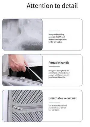 For Neo Small Drone Storage Bag Neo Drone Portable Storage Box Black Handheld Aircraft Storage Box-N33R