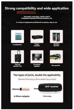 Clip-On Microphone For Musical Instruments Versatile Mic For Erhu Pickup Amplifier-N33R