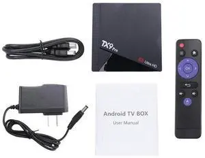 TX9 Pro Android 10.0 Set Top Box 6K HD Dual Brand 2.4G 5.8G Wifi Media Player Aiiwinner H313 Smart TV Box US Plug-N33R
