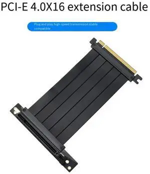 Pcie 4.0 X16 Extension Cable 200Mm 90° Pcie Connector Extension Cable Compatible With Pcie 3.0 Systems-N33R