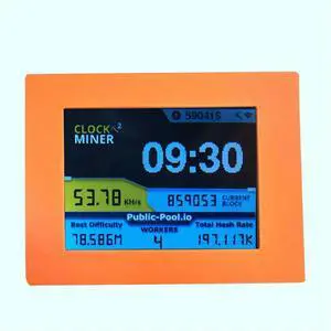 N33R_Nerdminer V2 Miner 2.8 Inch LCD Display 56KH/S Bitcoin Solo Miner