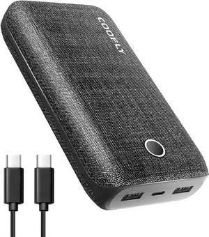 Portable Charger, 20000mAh Power Bank with USB C in&Out 20W High-Speed Recharging Battery Pack Compatible with iPhone,Android etc