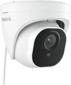 REOLINK 4K Security Camera Outdoor System, IP PoE Dome Surveillance Camera with Human/Vehicle Detection, 100Ft 8MP IR Night Vision, Work with Smart Home, Timelapse, Up to 256GB SD Card, RLC-820A